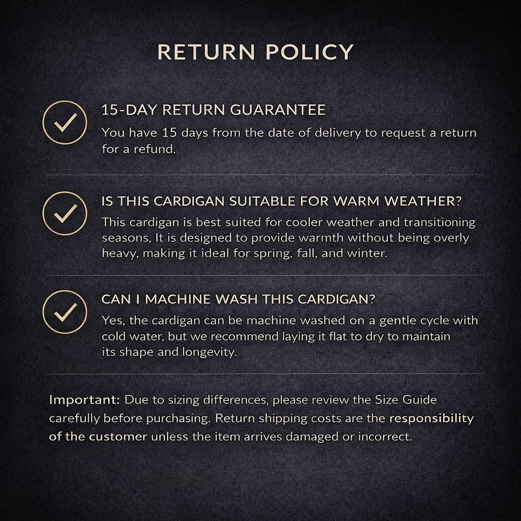 Men’s Knit Cardigan with Lapel & Buttons – Khaki