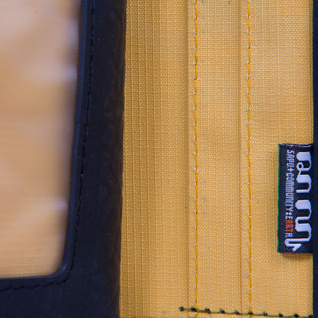 Ben Recycled Rubber Wallet with Coin Compartment – Premium Vegan Design