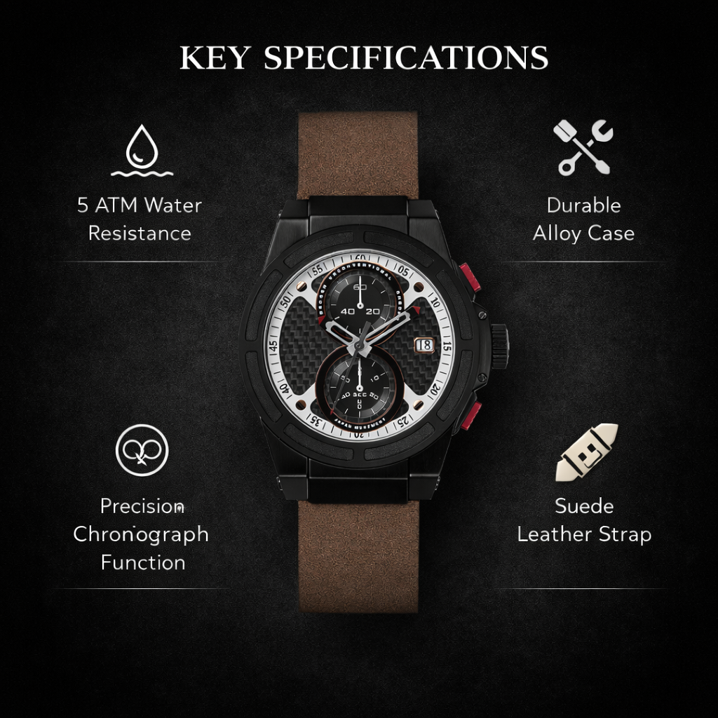 AURION BLACK CHRONO – Edição Tática Masculina