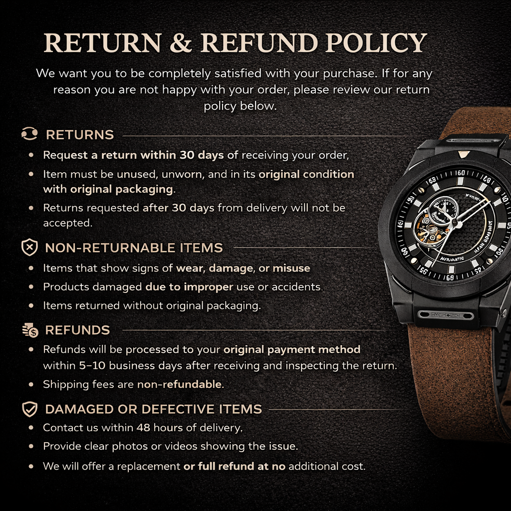 Cronógrafo Vento Blackfield em Couro