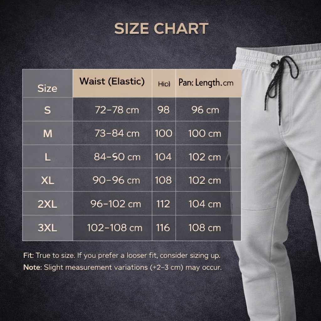 Men’s Urban Flex Cargo Pants – Modern Premium Fit