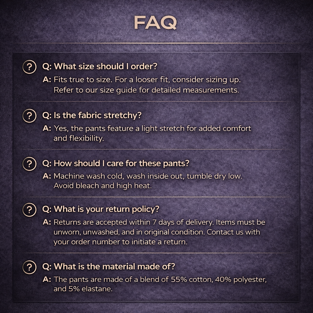 Men’s Essential Urban Cargo Pants – Modern Premium Fit