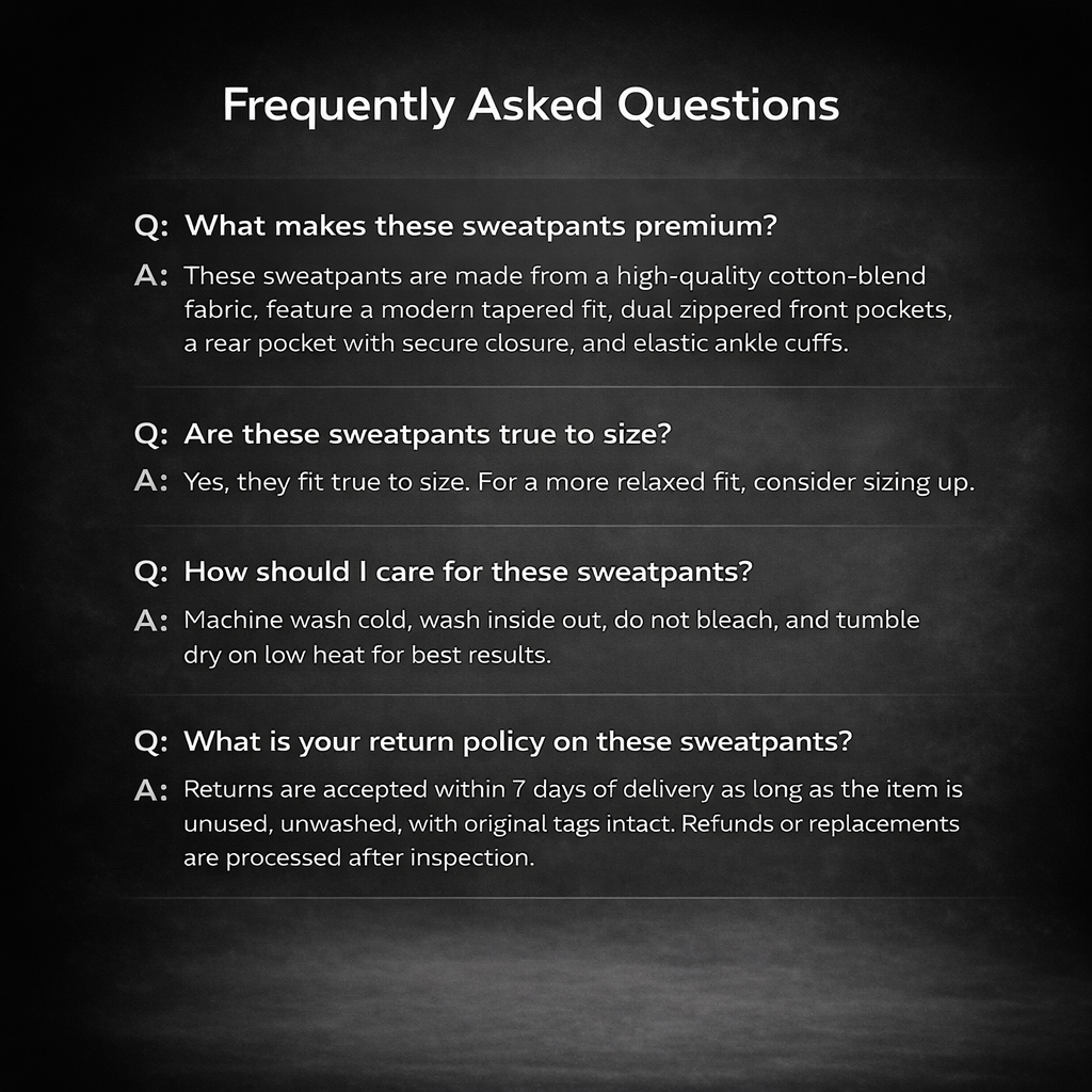 Men’s Essential Comfort Sweatpants