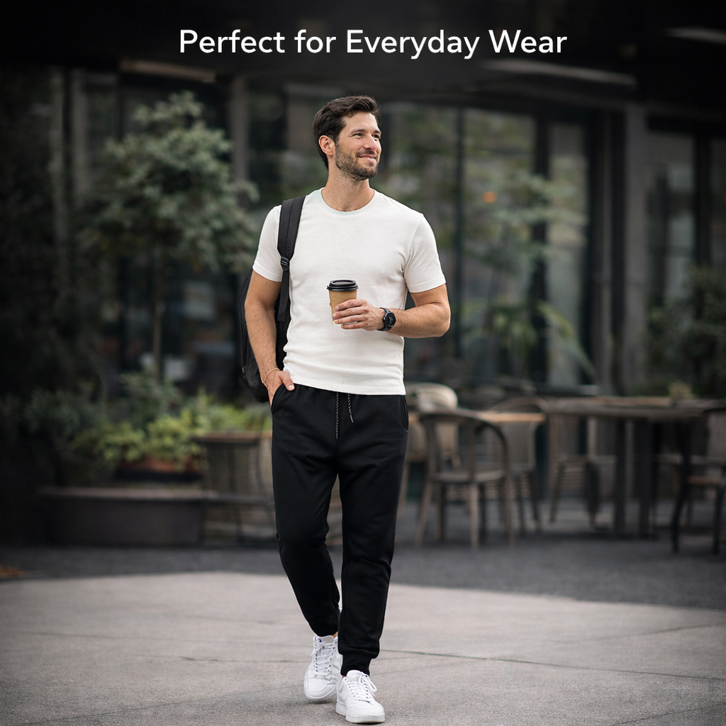 Urban Comfort Sweatpants – Cotton Blend Relaxed Fit