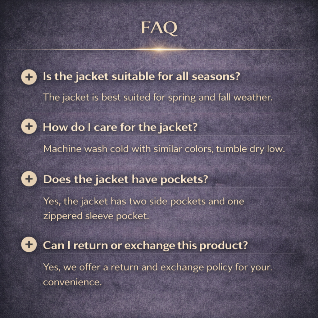 Men’s Lightweight Bomber Jacket – Casual Spring & Fall