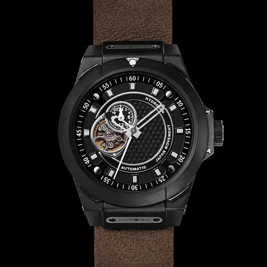 Cronógrafo Vento Blackfield em Couro