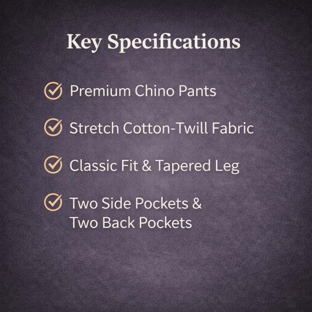 Men’s Chino Pants / Chino Trousers